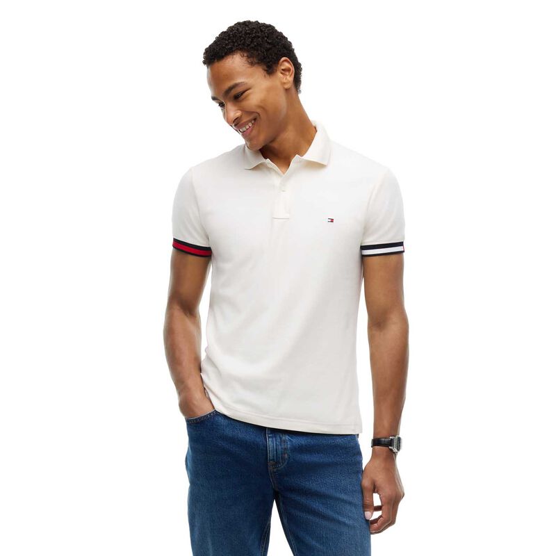 Tommy Hilfiger Slim Fit Fluid Cotton Interlock Polo Shirt image number 0